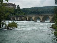 oberhalb des Rheinfalls